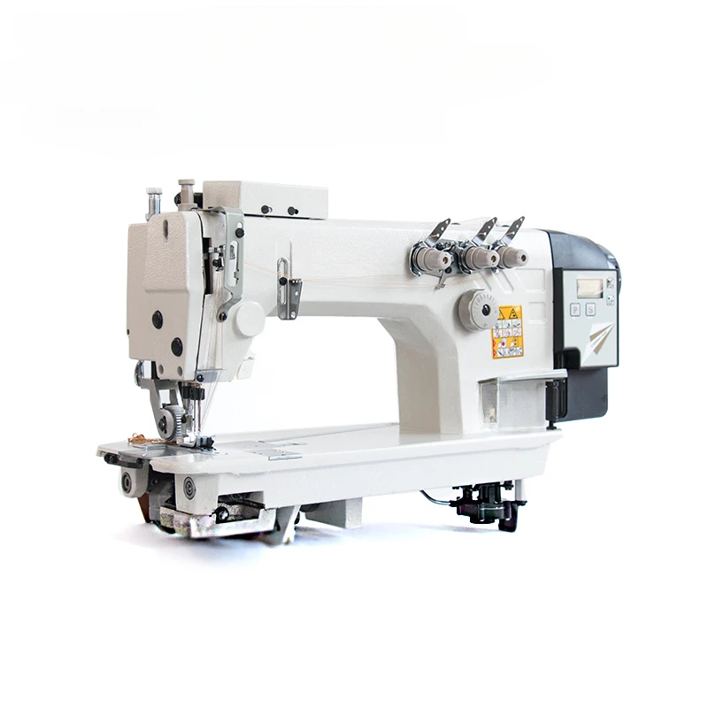 for HK-3800-3D/PL( with Puller Device)mechatronics High Speed Three Needle Chain Stitch Industrial Sewing Machine Clothing