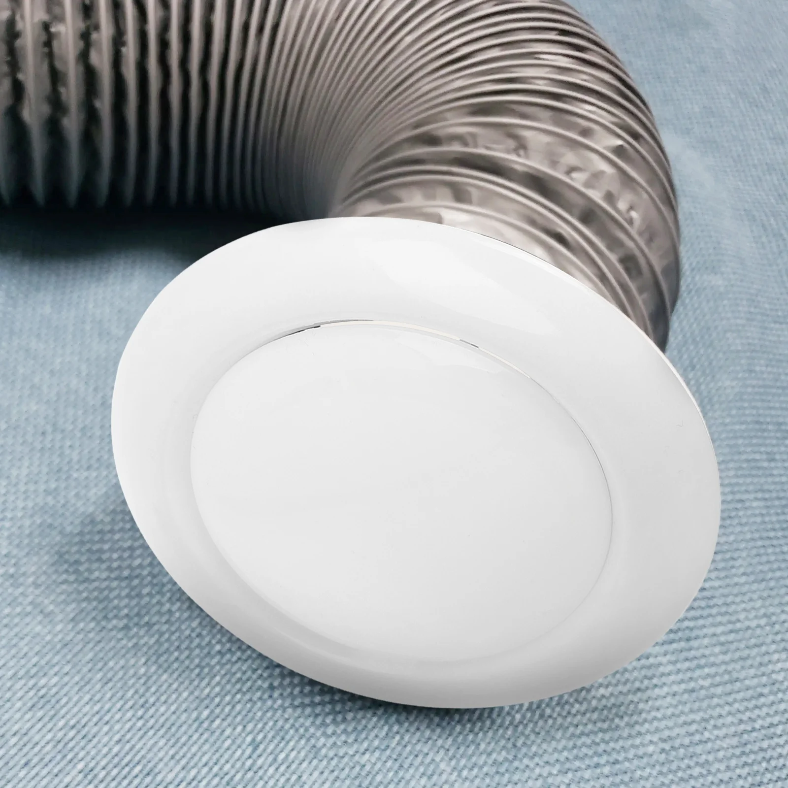 ABS Air Valve Diffuser Round Ceiling Exhaust Vent Cover Adjustable Airflow for Bathroom Kitchen Garage Fan Rv Vent Lid