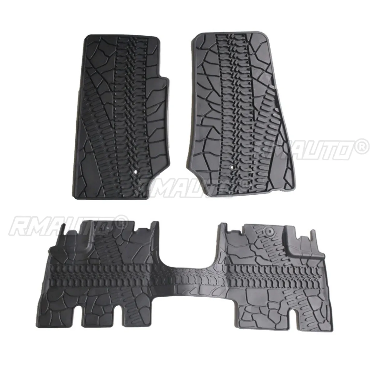 Car Half Enclosed Foot Pad Original TPE Foot Pad For Wrangler 2014-2017 Body Kit Car Accessories