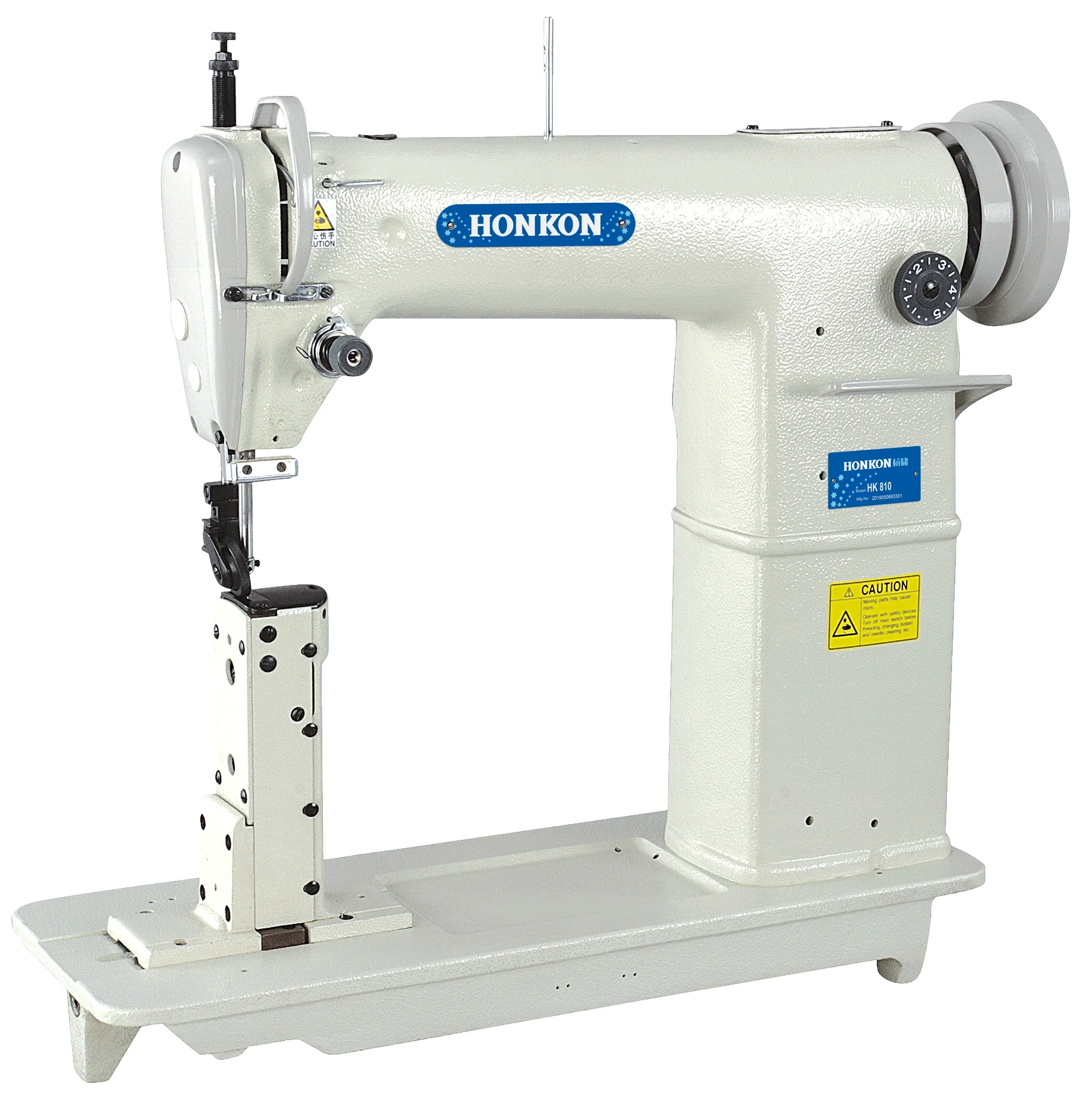 

HK-810 Industrial Single double Needle Post Bed Lockstitch Sewing Machine Suitable For Leather Shoes