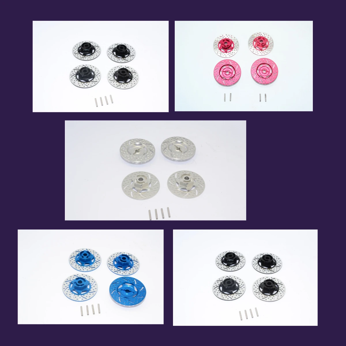 

GPM TRAXXAS 1:16 MINI E REVO For ALLOY BRAKE DISK HEX ADAPTORS-4PCS SET