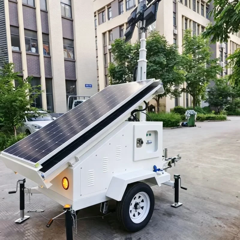 Spare Parts Ready Mobile Lighting Tower Easy Maintenance Kits Stocked For Chinese Construction Team Africa Middle East