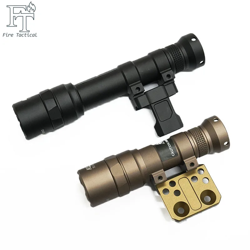 New Tactical Gear M600B/M300B LED Flashlight M-system/21MM Bracket Installation Surefir M600 M300 AR15 Scout Light Hunting Lamp Airsoft Accessories