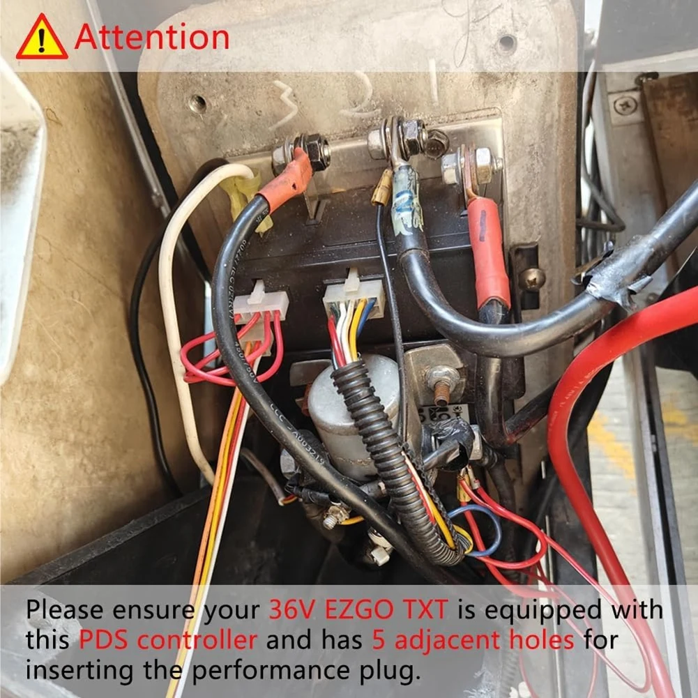 A89E-Golf Cart Accessories For EZGO TXT 2000-Up PDS Speed Controller Performance Plug 36V Electric Cart 73272-G01