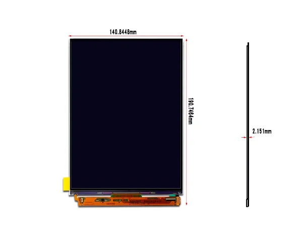 

8.9-inch high-definition LCD screen MIPI interface tablet display LPM089A128A resolution 1536 * 2048