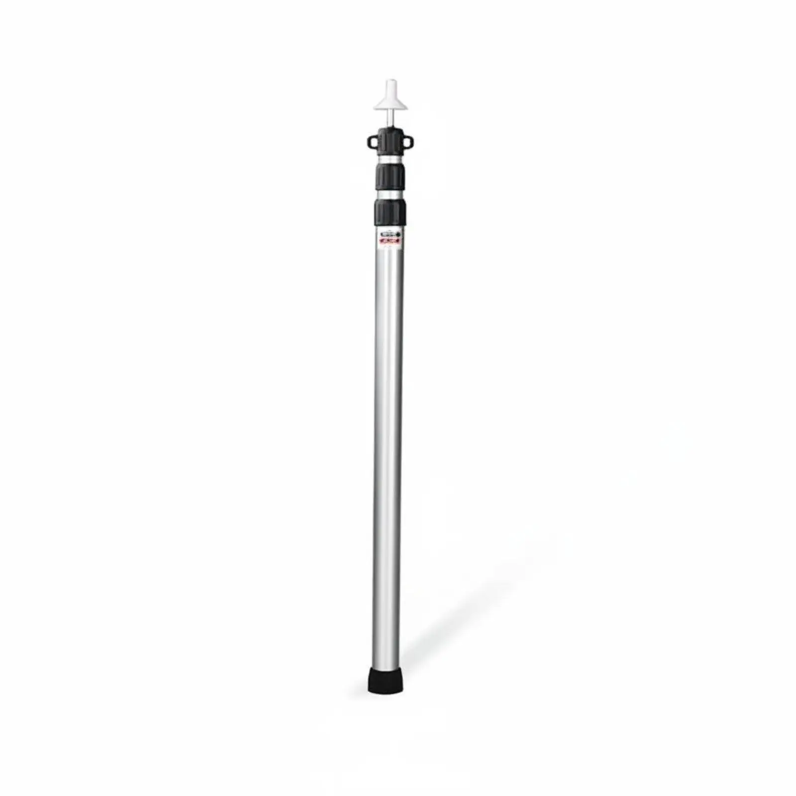 Aluminum Telescopic Tent Pole Set Twist Lock Adjustable 93cm to 233cm Camping Tarp Rods with Non Slip Base for Canopy Awning