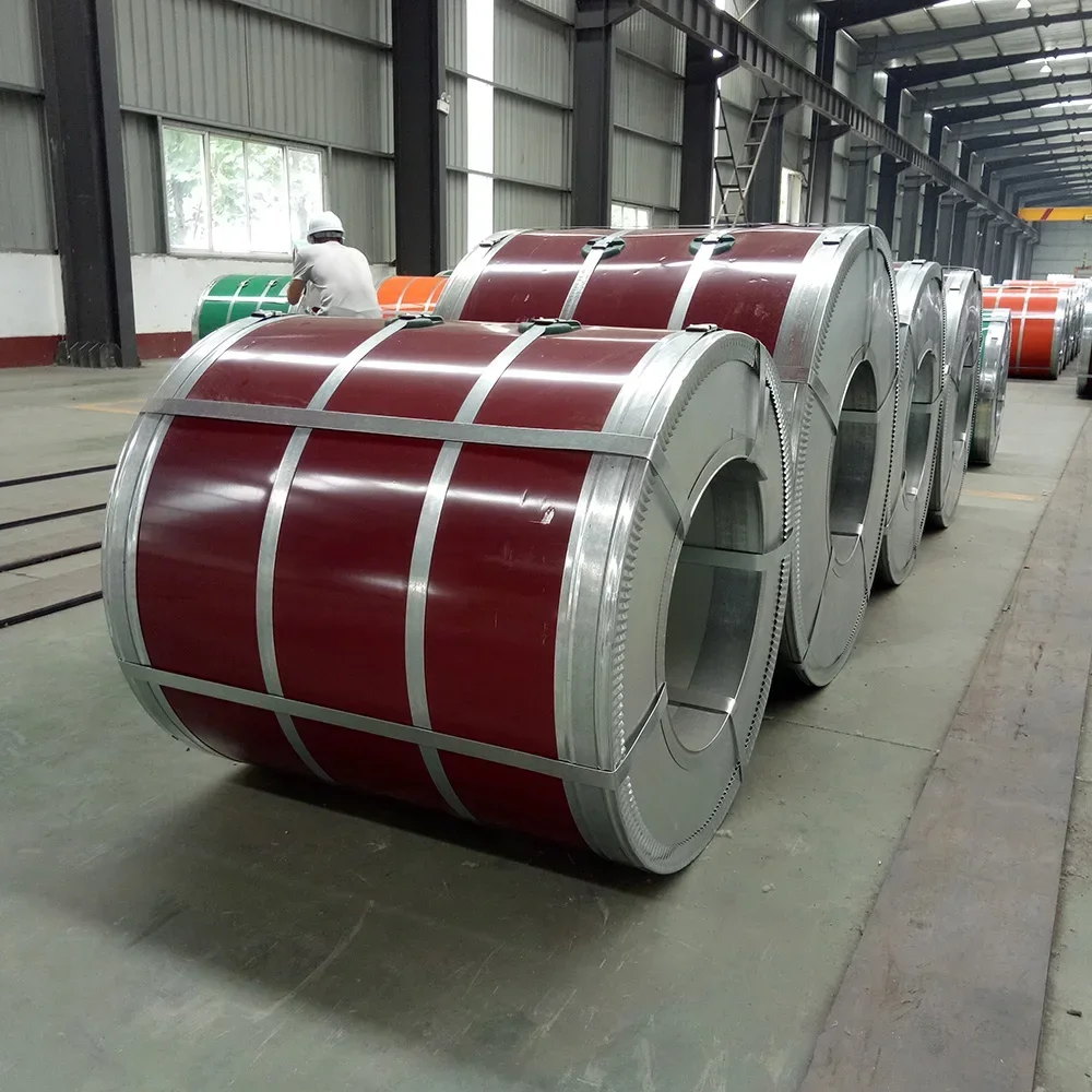 

l # High Quality Prepainted PPGI Z100 Cold Rolled Steel Coil color Coated Steel Coil For Building Material