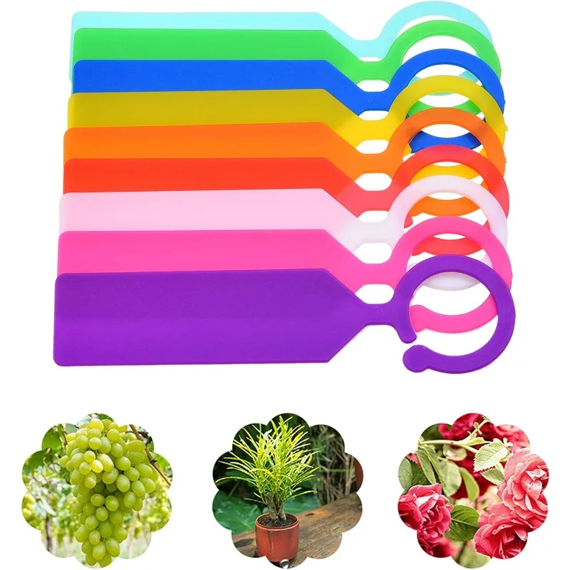 Plastic Plant Tags Garden Tools Reusable Seedling Labels 50Pcs Waterproof Plant Labels Home Flowers Tags Greenhouse Orchard