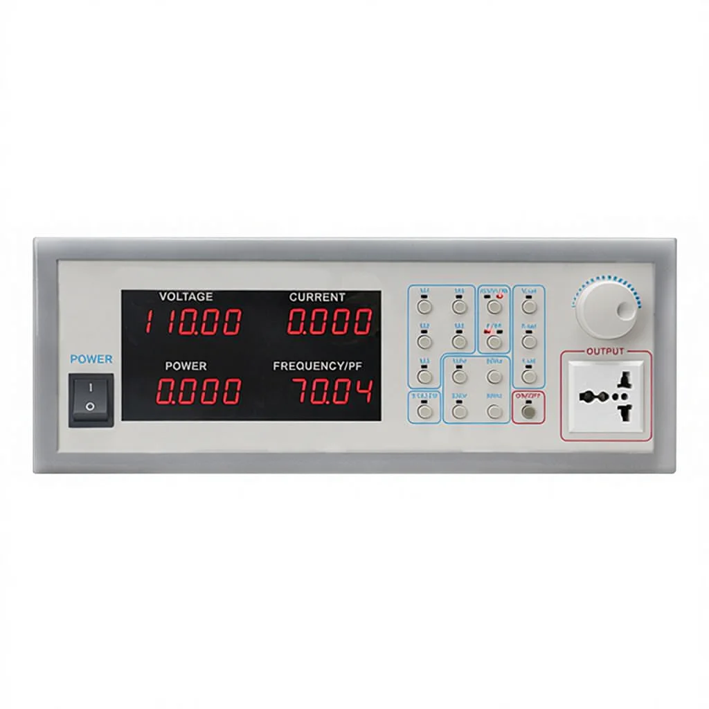 

Storage AC Variable Frequency Power Supply 350VA-5KVA 3A 300V Output 47Hz-63Hz