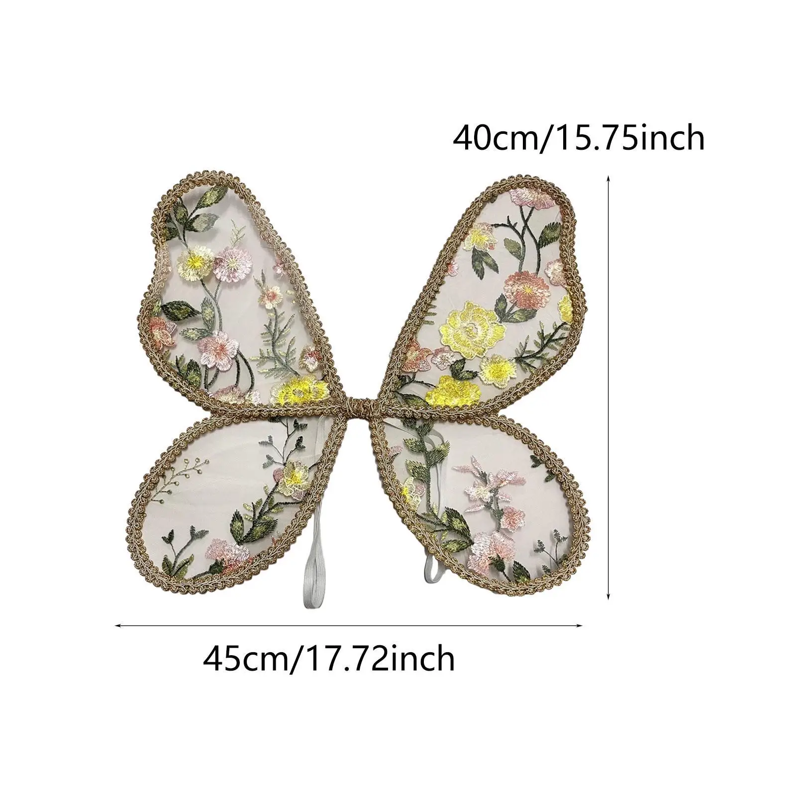 Girl Angel Wing Costume for Girl Decor Roles Play for Festive Party Festivals