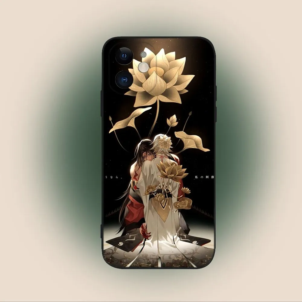 O-Onmyoji Game Phone Case For iPhone 15,14,13,12,11,Plus,Pro Max,XS,X,XR,SE,Mini,8,7 Soft Silicone Black Cover