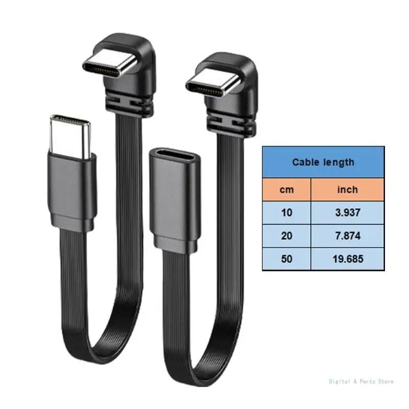 M17F 240W USB C na USB C kabel postit se nabíjení drát USB C pánský na male/female datový syncing kabel pro herní notebooky