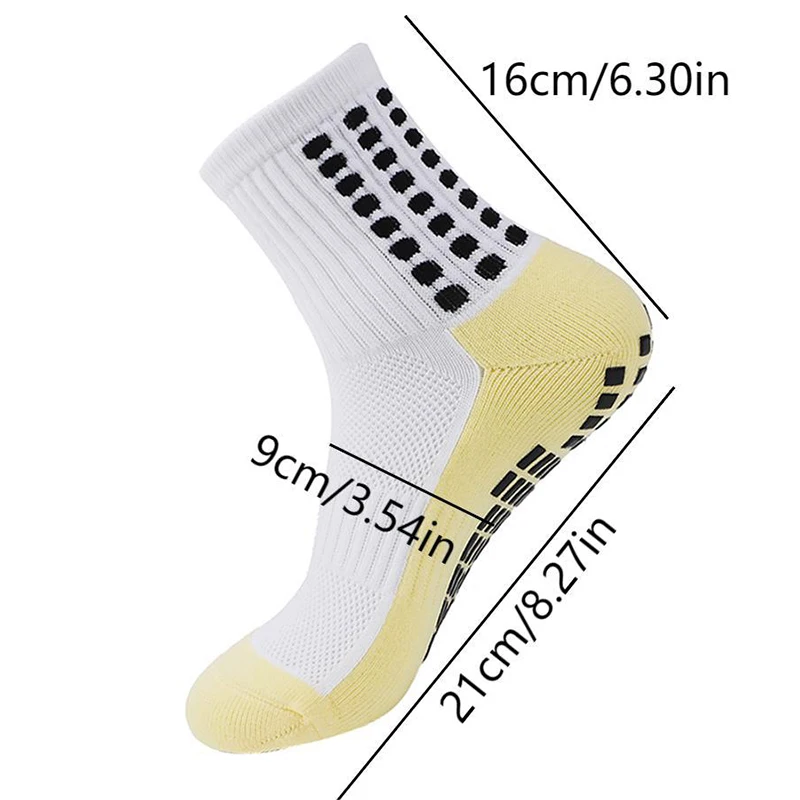 Soccer Grip Sport 2023 Casual New Socks Man Anti Slip Thickened Football Men's Socks Outdoor Running Cycling Mid Calf Socks