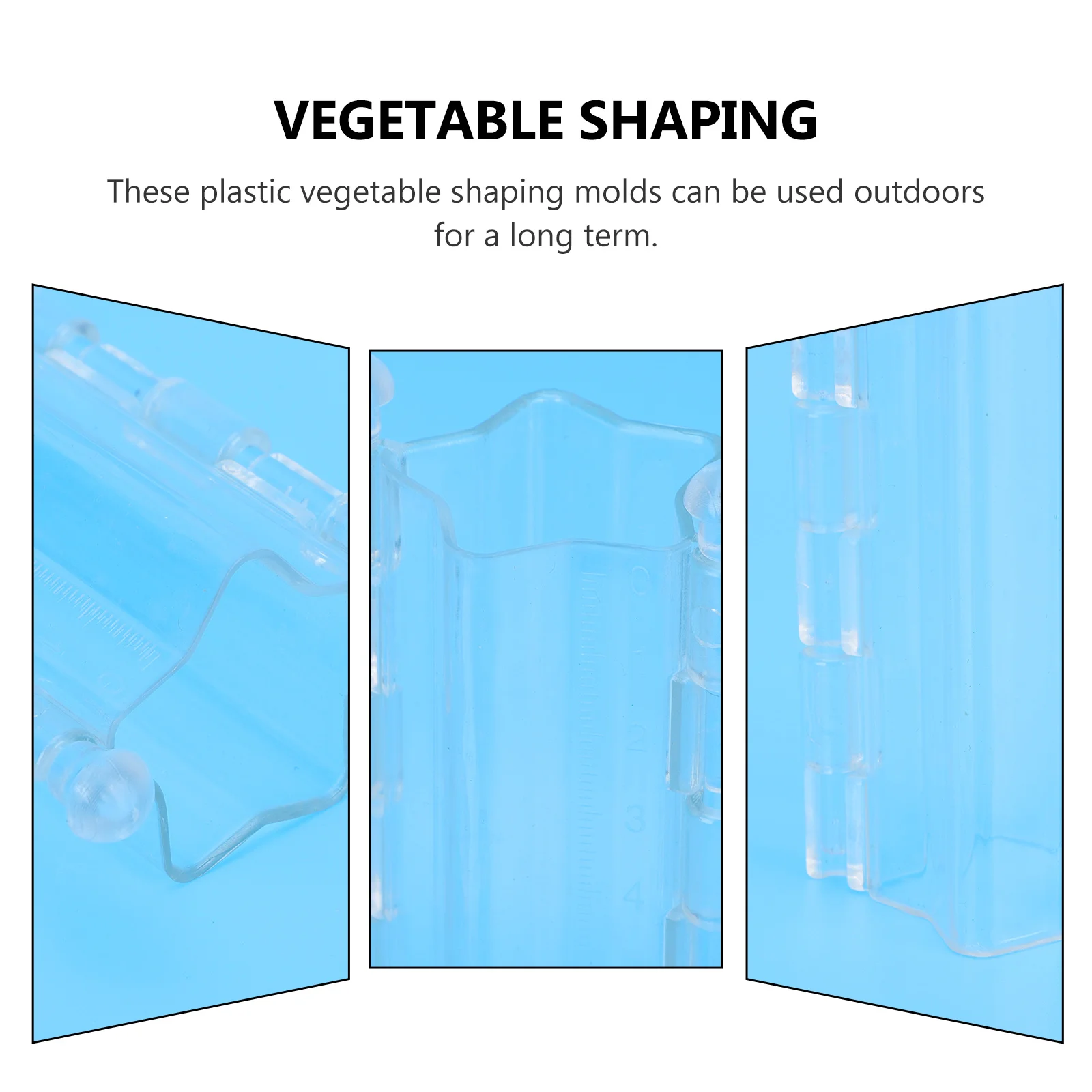 

2 Pcs Cucumber Pentagram Mold Vegetable Shaping Accessories Plastic Star Shaped Molds Growing Shaper