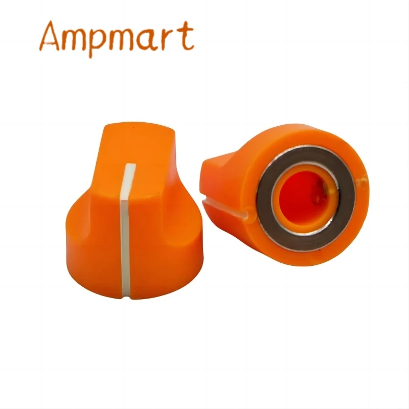 5 Stück 16×15mm Gitarren-Effektpedal-Knöpfe, Potentiometer-Lautstärkeregler für Radio & HIFI-Verstärker, Innendurchmesser 6,0 mm – Detail 5