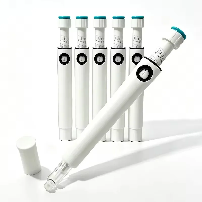 3Pcs 4ml D7 50IU Dual-Chamber Pen, Sterile Disposable Injector for Insulin, Peptide & Accurate Liquid Dosing