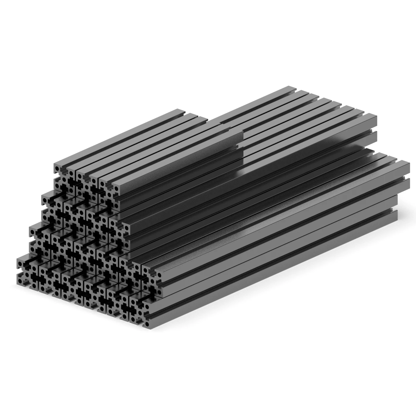 Upgrade 1515 Aluminum Extrusion Profile Frame Kit For VORON 0.1 3D Printer Alloy Frame Bracket Tapping Drilling 6063 Profile Set