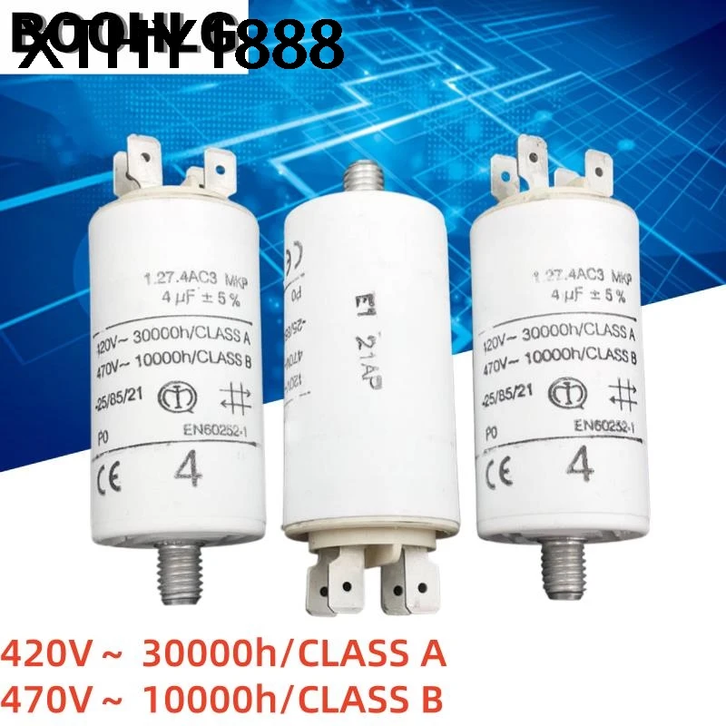 

1 шт. Конденсатор для запуска двигателя A V 1.27.4AC3 MKP 420V 4uF