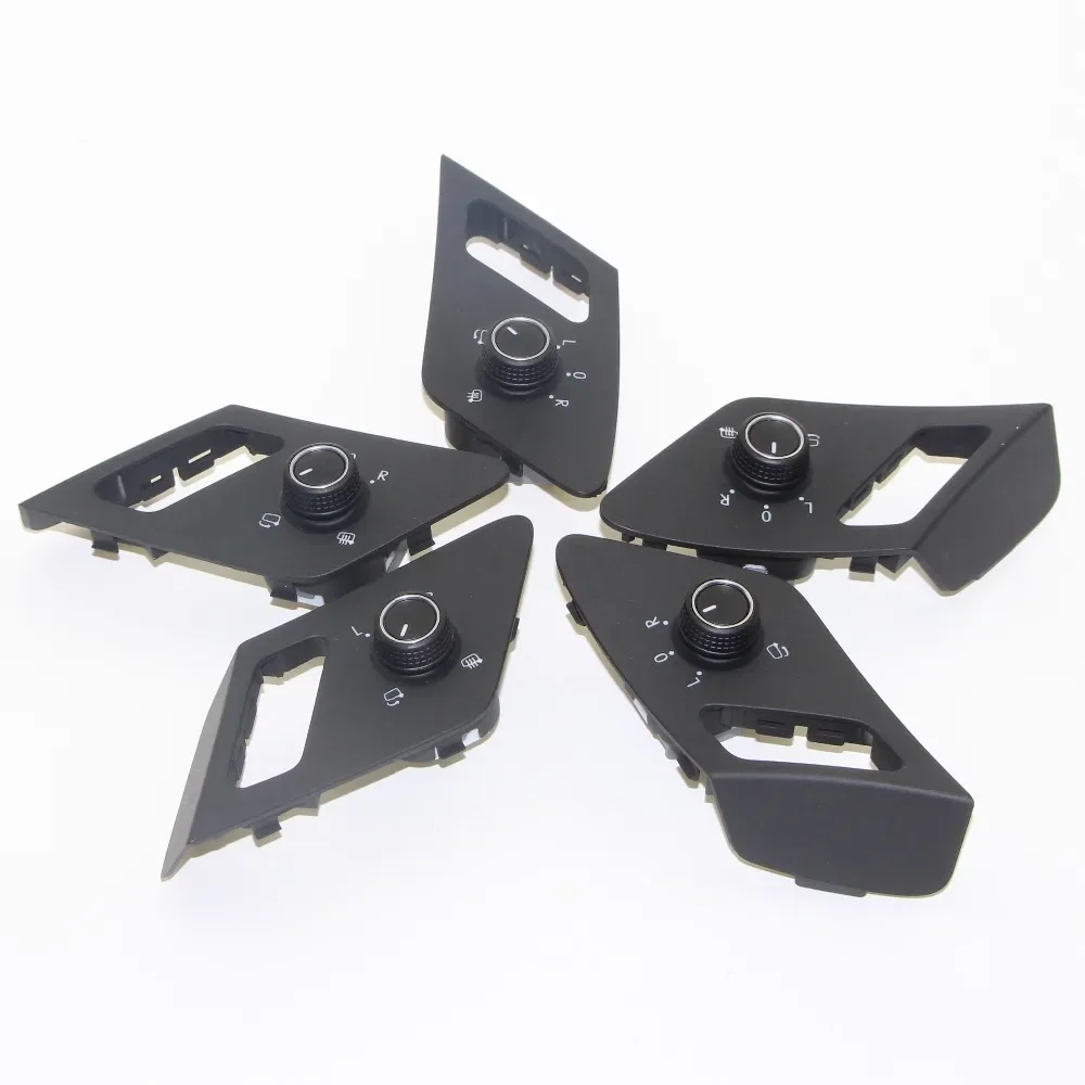 5PCS electric adjustable Mirror Control Switch heated exterior button with fold function For VW Golf 7 MK7 5GG 959 565 C