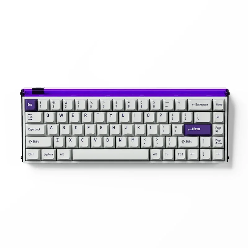 MelGeek Made68 Magnetic Axis Mechanical Keyboard Wired RGB Hot Swap Valorant RT Esports Games Keyboard Custom Laptop Accessories