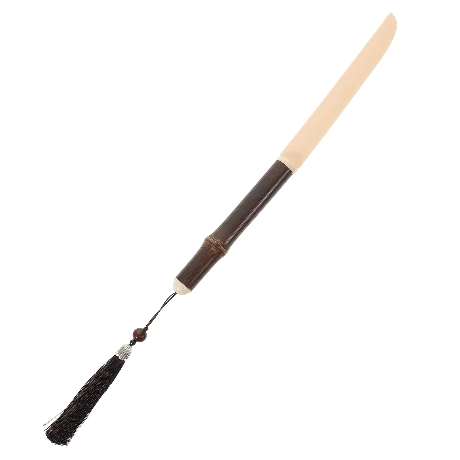 Traditional Chinese Paper Cutter Bamboo Handle Precision Cutting Tool for Calligraphy Painting Crafting Rice Paper Sheets