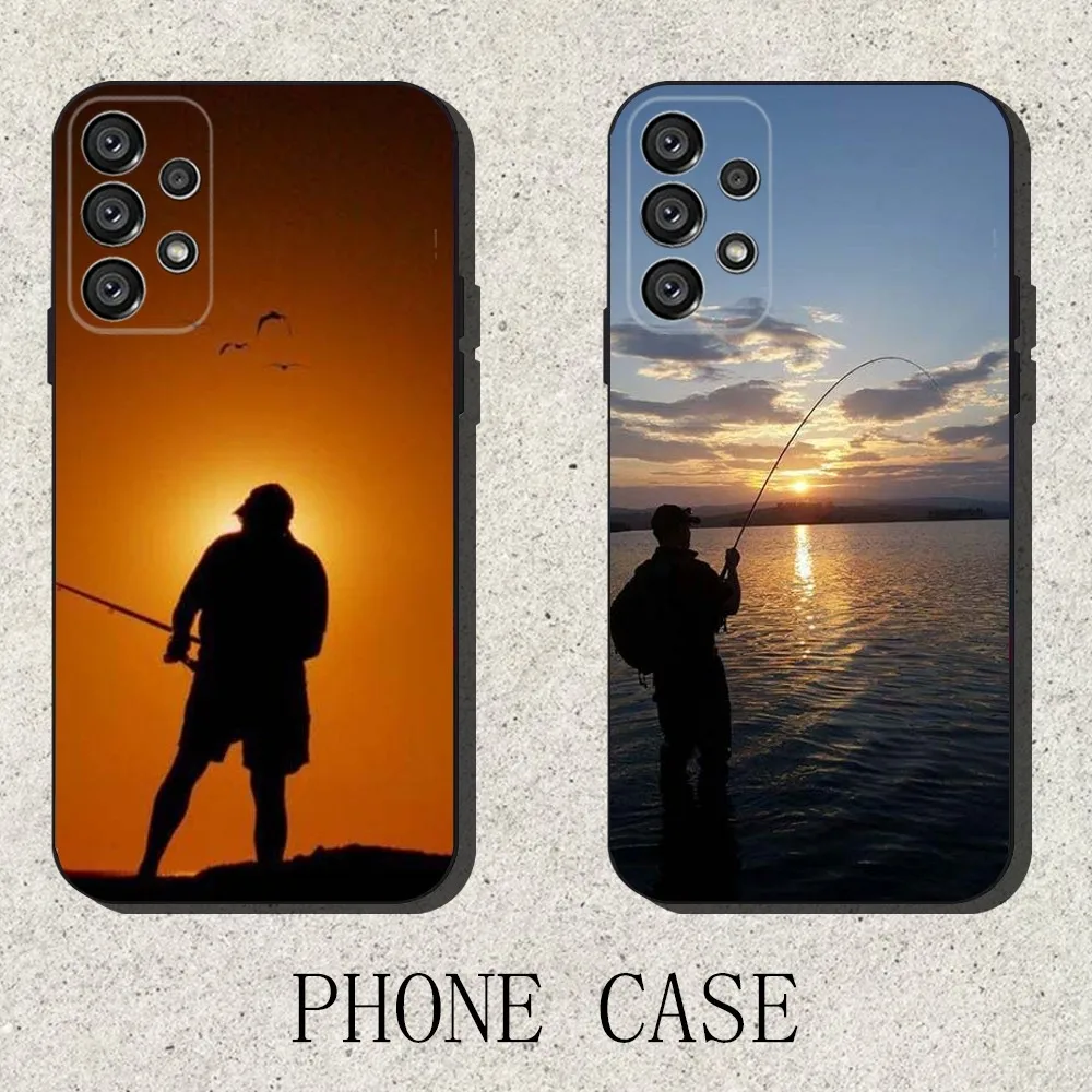 

Fishing Fisherman Hunting Phone Case For Samsung S25,S24,S21,S22,S23,S30,Ultra,S20,Plus,Fe,Lite,Note,10,9,5G Black Cover