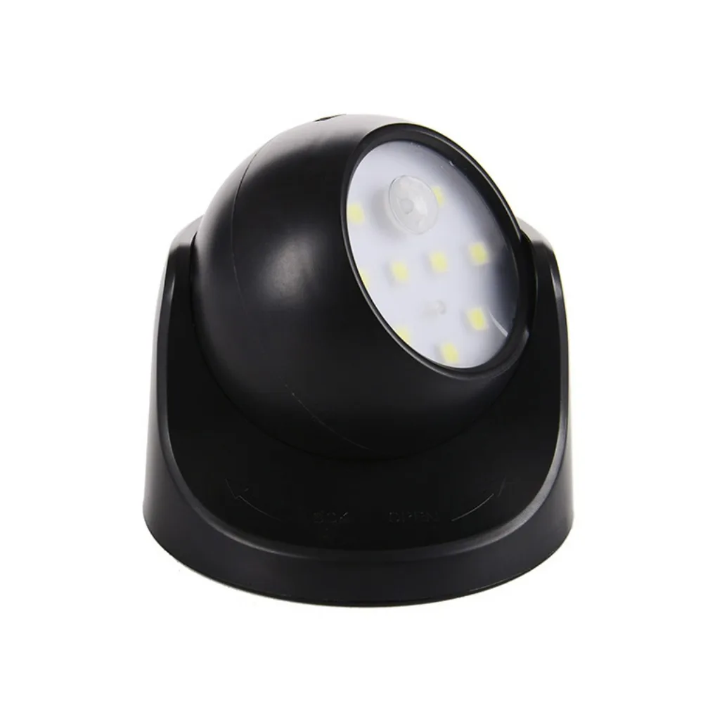 9-LED Dual Sensor Energy-Saving Light – Light & Motion Activated 360° Rotatable Auto-Sensing Work Light for Indoor & Outdoor Use