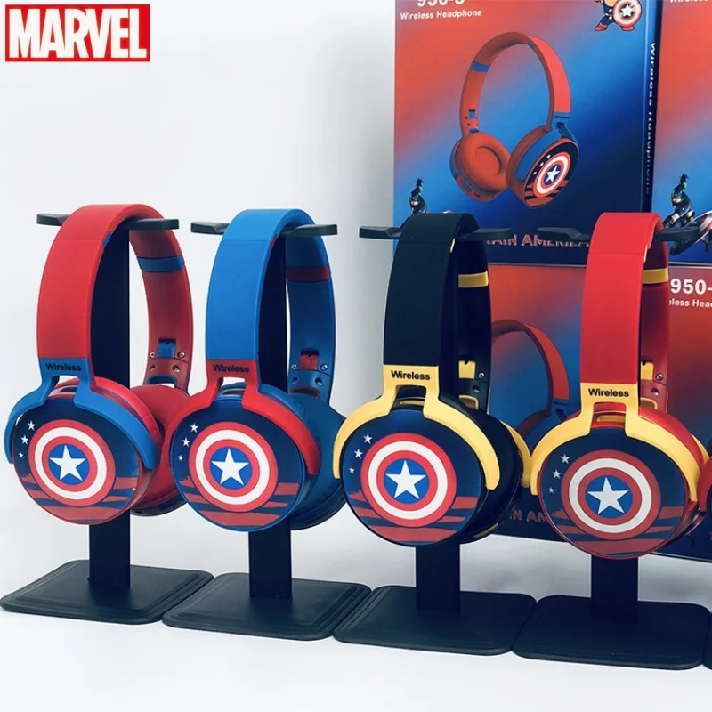 2024 New Marvel Computer Headworn Bluetooth Wireless Headphones For Gaming High Sound Quality Big Earmuffs With Long Standby