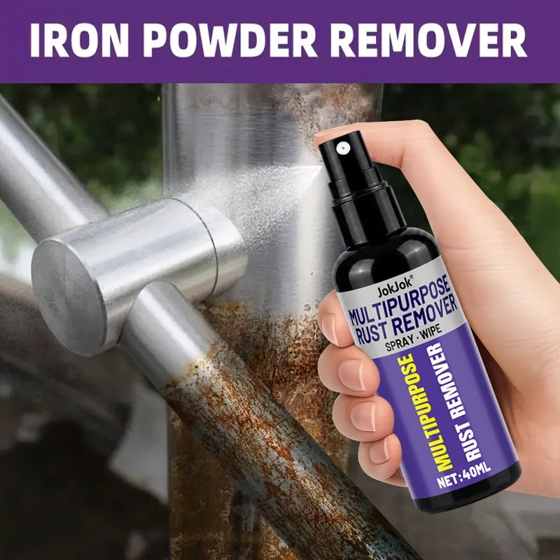 Car Rust Remover Car Wheel Care Quick Remover Car Exhaust Pipe Rust Removal Spray Cleaning Metal Iron Powder