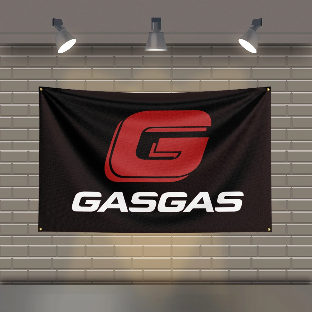 

3x5 Ft G-GASs Racing Flag Polyester Printed Cars Flags for Room Garage Decor