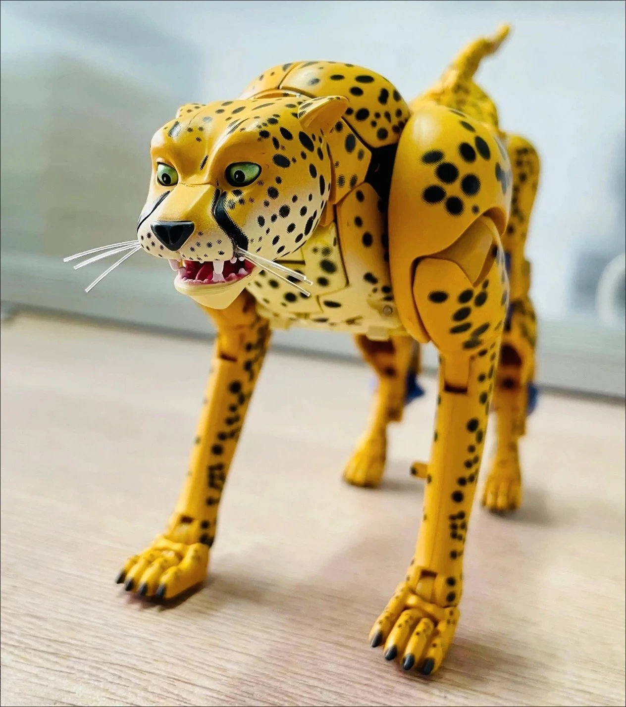 ในสต็อก Transformation BW-11 Cheetor BW11 Beast Wars Mad Panther Warrier MP Scale Action Figure Deformable ของเล่นคอลเลกชัน