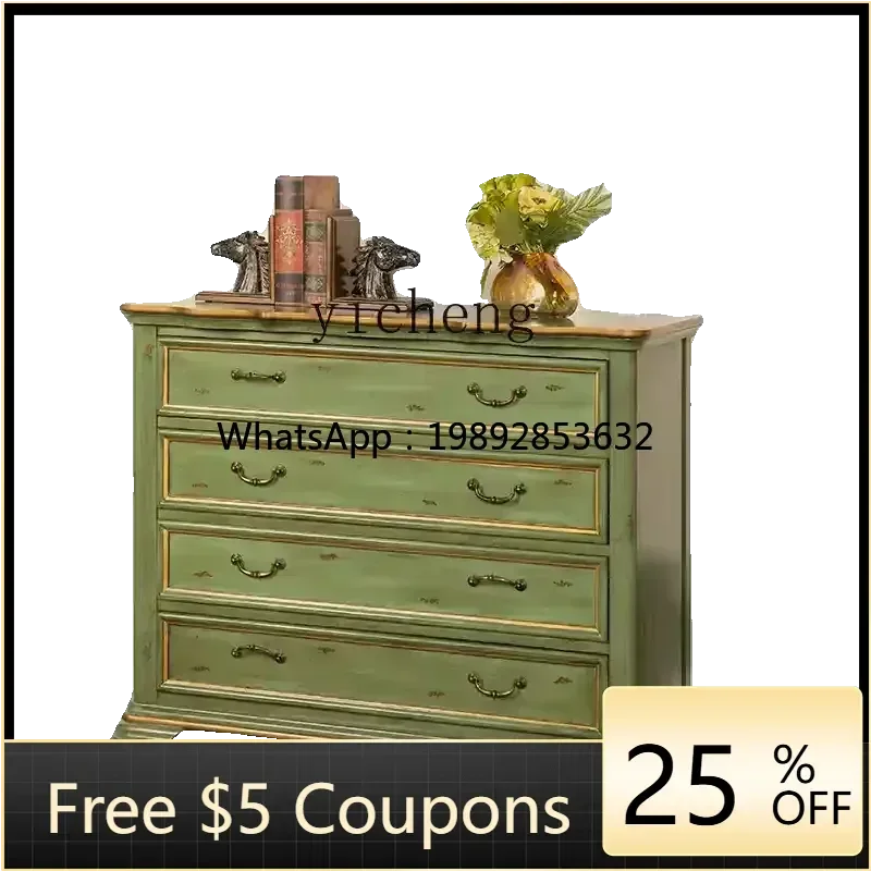 

Американский комод WW, комод из цельного дерева, декоративный шкаф для гостиной, шкаф с выдвижным ящиком для спальни