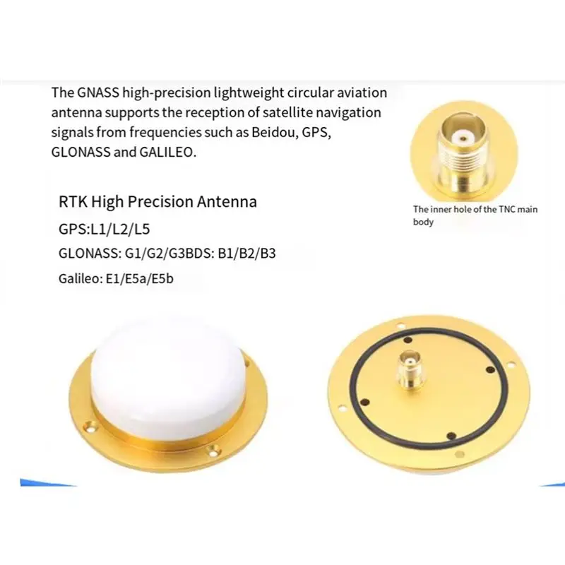 B31B GNSS RTK Aviation Antenna Multi-Frequency Waterproof Outdoor Anti-Jamming for GPS Glonass Galileo Replace Harxon CA7607A