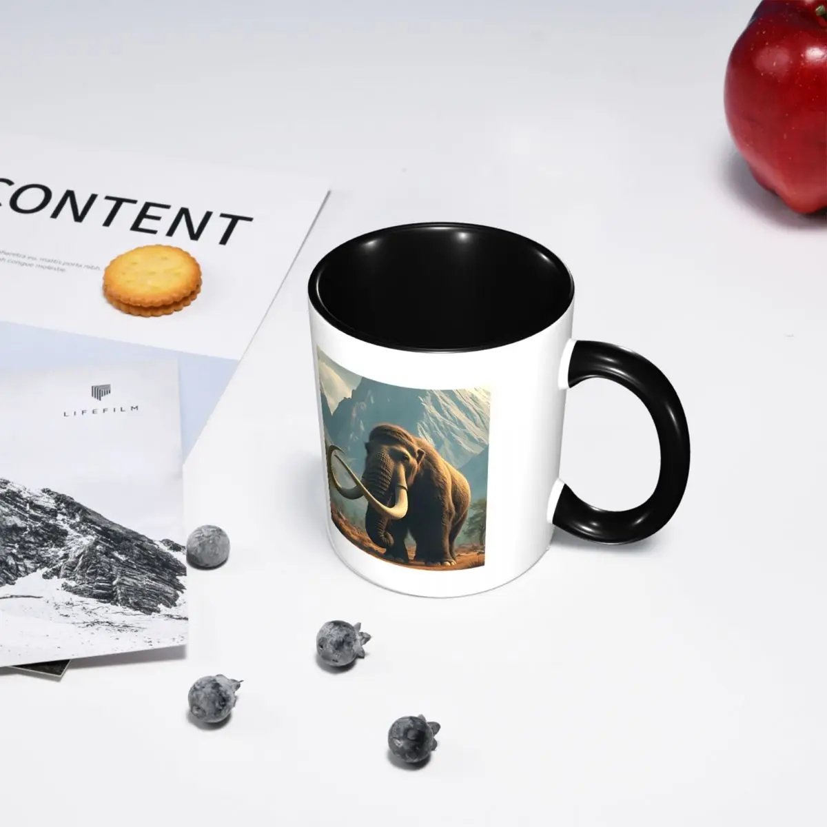 Mammoth Prehistoric Beast Mug Funny Ceramic Coffee Cups Tea Mugs Milk Cup Drinkware Gifts for Woman Man