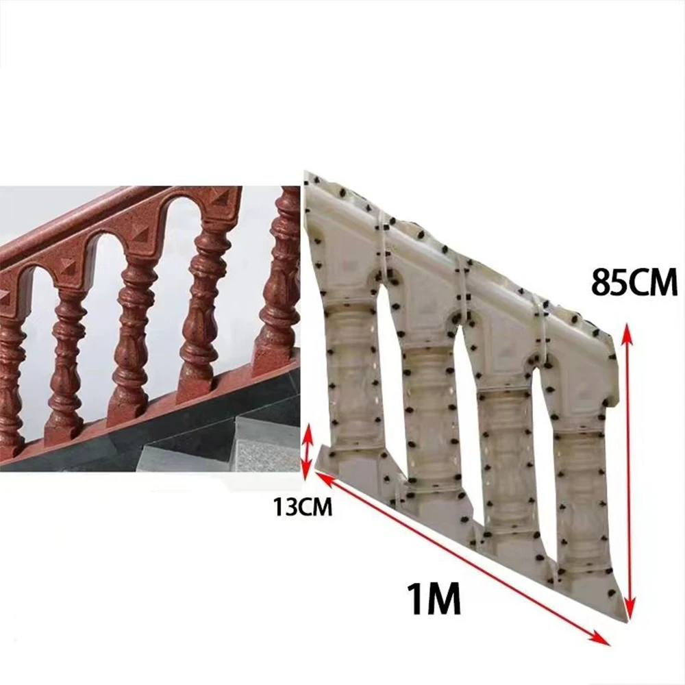 

Cement slope mold indoor staircase template European Roman column stair railing model cast-in-place slope mold