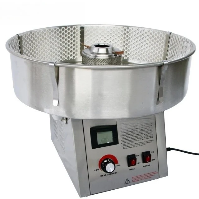 2026-High Capacity Commercial/professional Stainless Steel Digital Cotton Candy Floss Machine Price