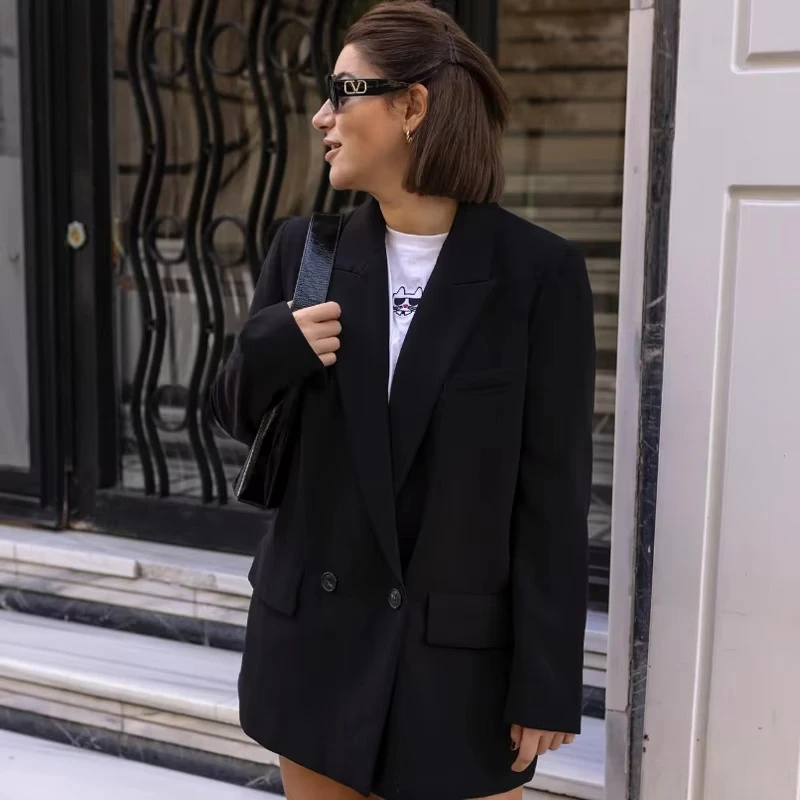 MUJER ผู้หญิงตัดเย็บ Blazers ตรง Office Blazer สําหรับผู้หญิงใหม่ใน Outerwears Casual Blazer ผู้หญิงแขนยาว Lady แจ็คเก็ต