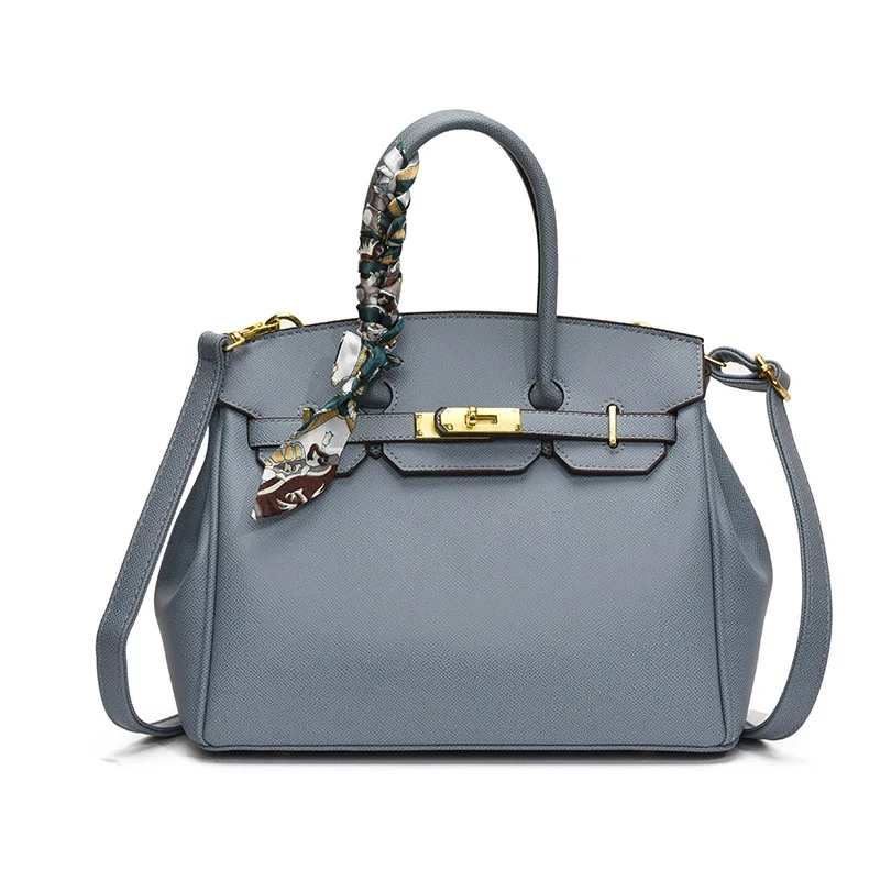 

2025 Grained Leather Tote Bag Women Adjustable Shoulder Mini Crossbody Commute