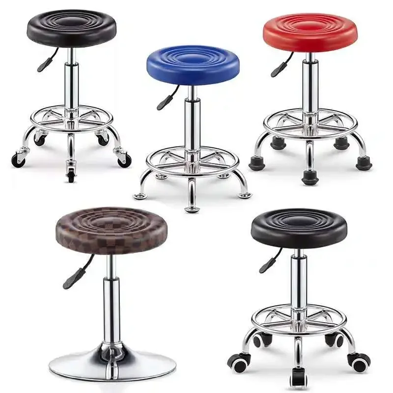 Bar chair Swivel back computer chair Beauty salon stool household lifting round stool bar stool