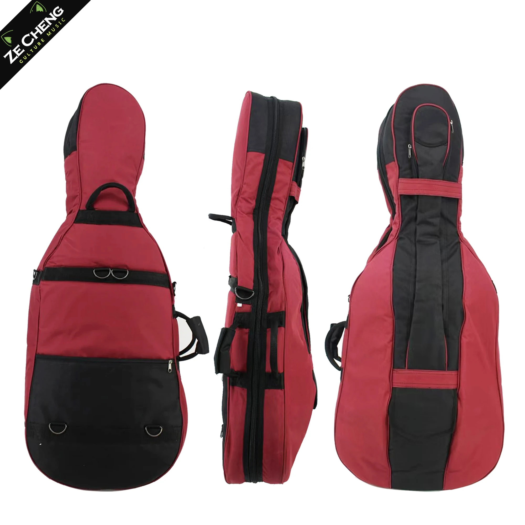 

Cello Bag Thickeneded Rainproof Backpack Rollover Multi-Color 4/4, Oxford Cloth Cello Bag