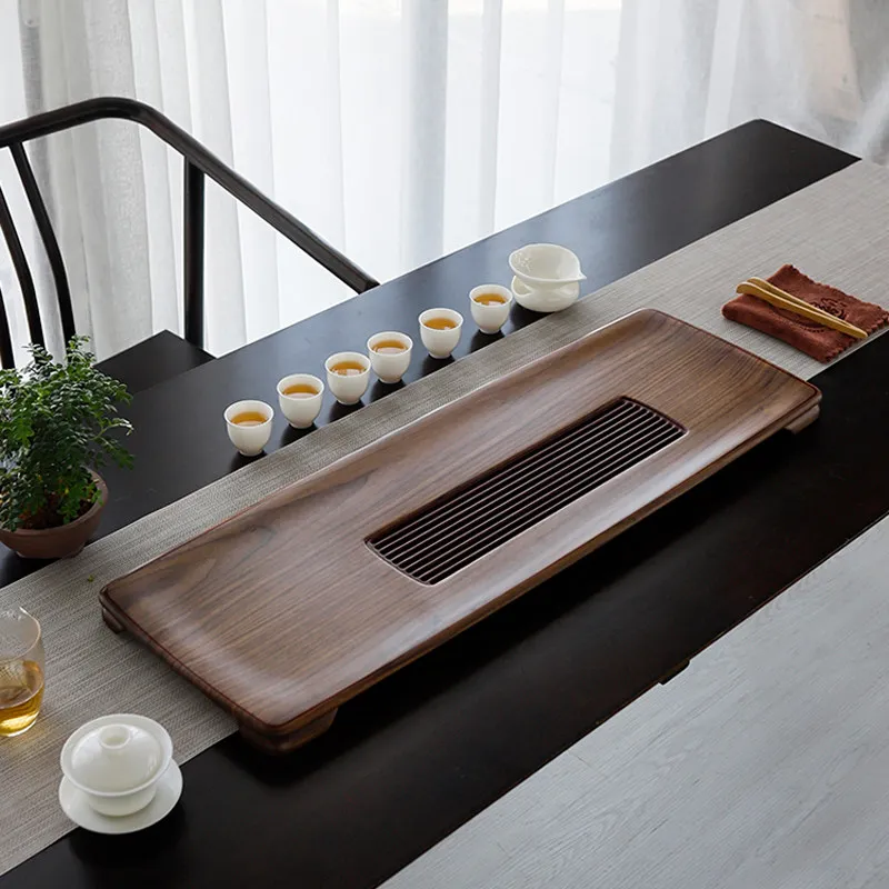 

Dining Serving Tea Tray Wooden Decorative Hospitality Rectangle Ash Tea Tray Table Wood Plates For Food Plateau Home Products