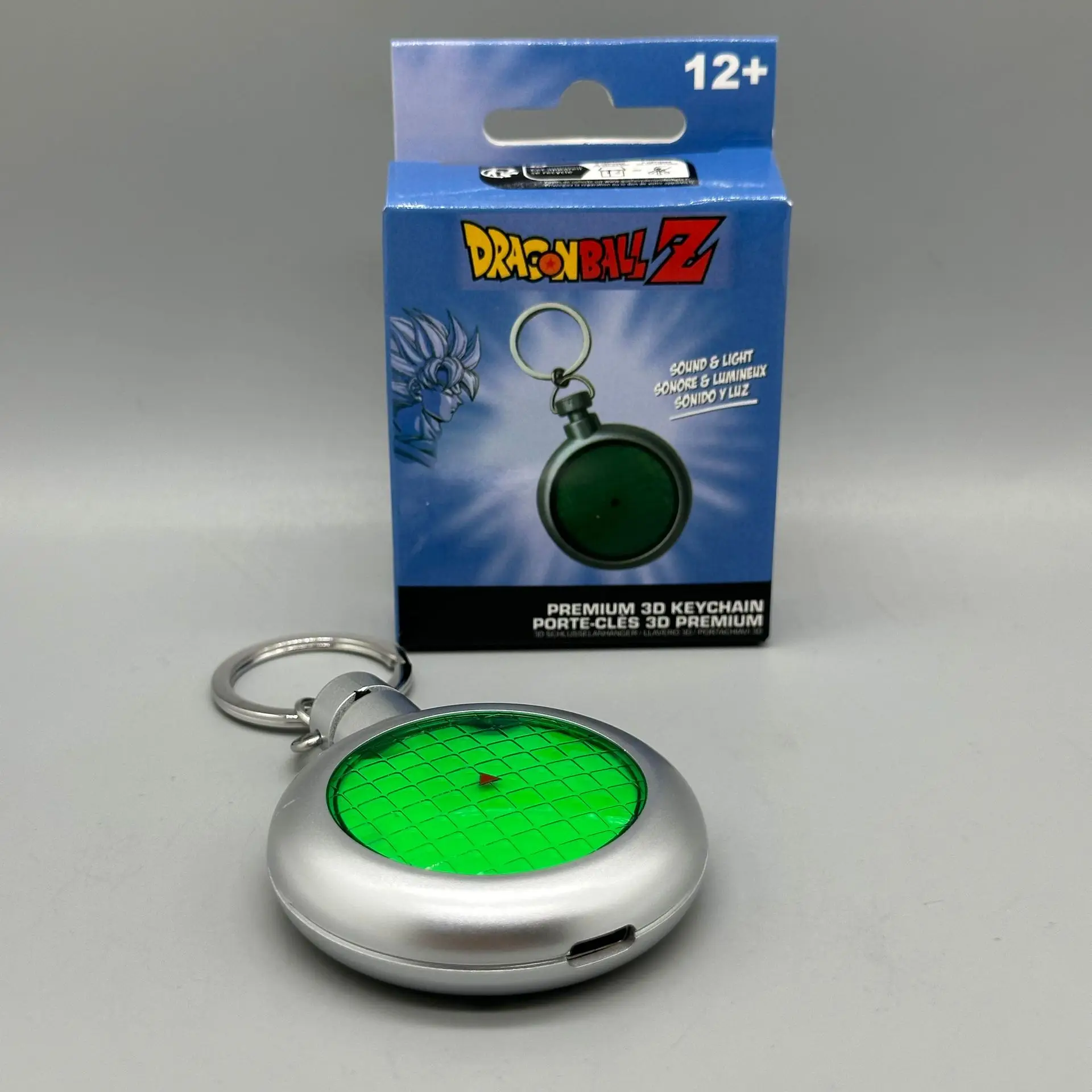 cartoon Dragon Ball Radar Keychain usb Rechargeable with Sound Light Backpack pendant phone Ornament Collectible kids Gifts toys view 4