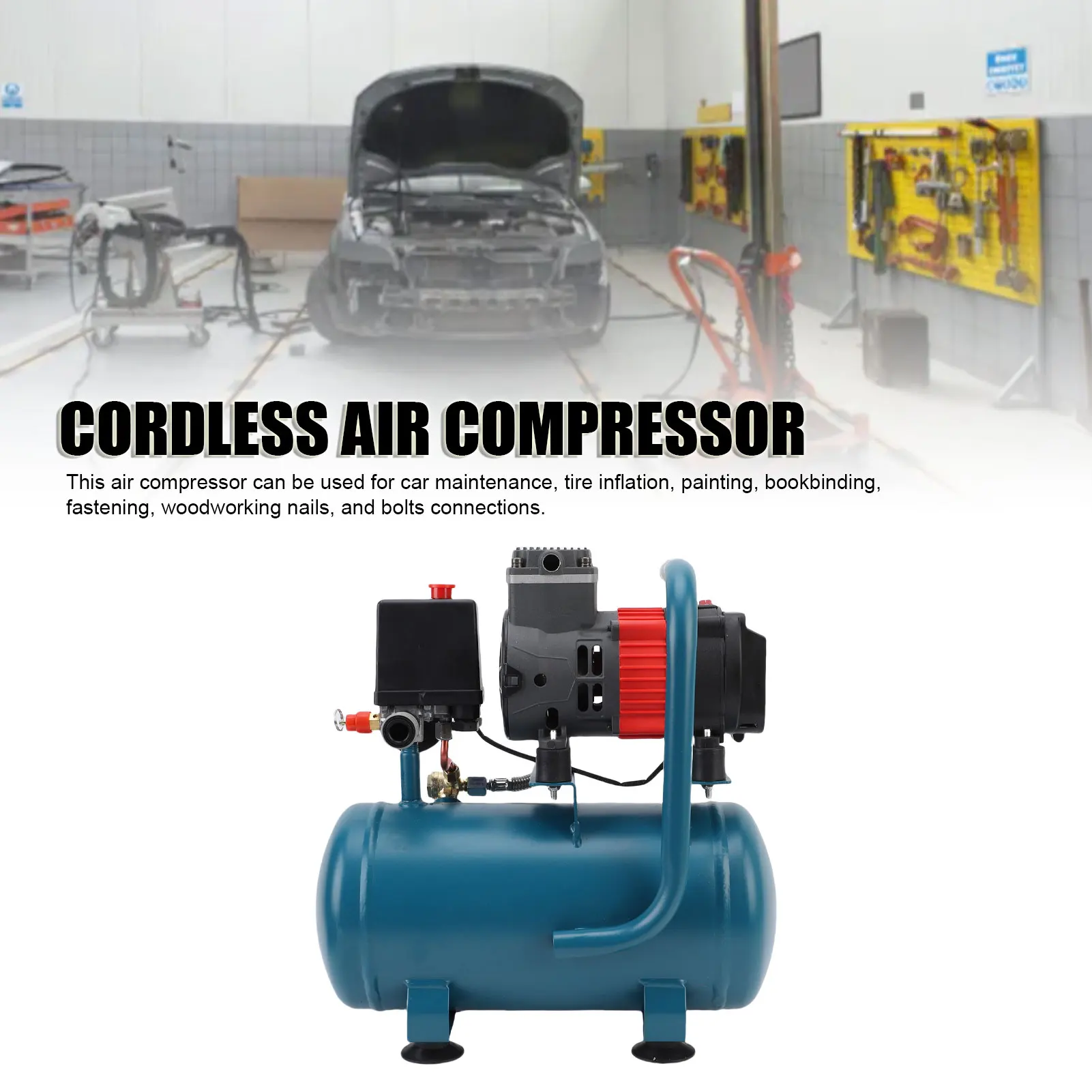 

Аккумуляторный воздушный компрессор, совместимый с BL1830B BL1840B BL1850B BL1860B BL1815 BL1820 BL1825 194309 1 194205 3