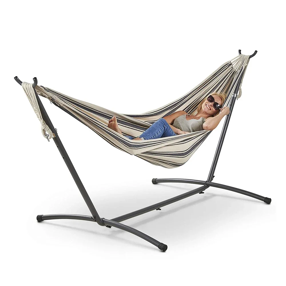 Hammock Outdoor Garden Patio Bed with Frame Summer Swing Camping