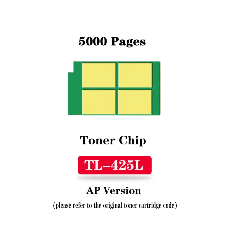 TL-425 Series Toner Cartridge Chip for M7105DN/M7105DW/P3305DN/P3305DW DL-425 Series Drum Chip