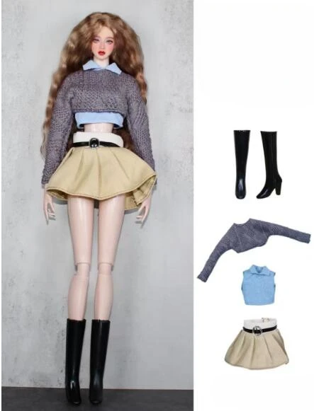 Moda Ubrania Spodnie Top Spódnica Sukienka odzież dla 1/6 BJD Xinyi FR ST Bbie Doll ubrania BK02