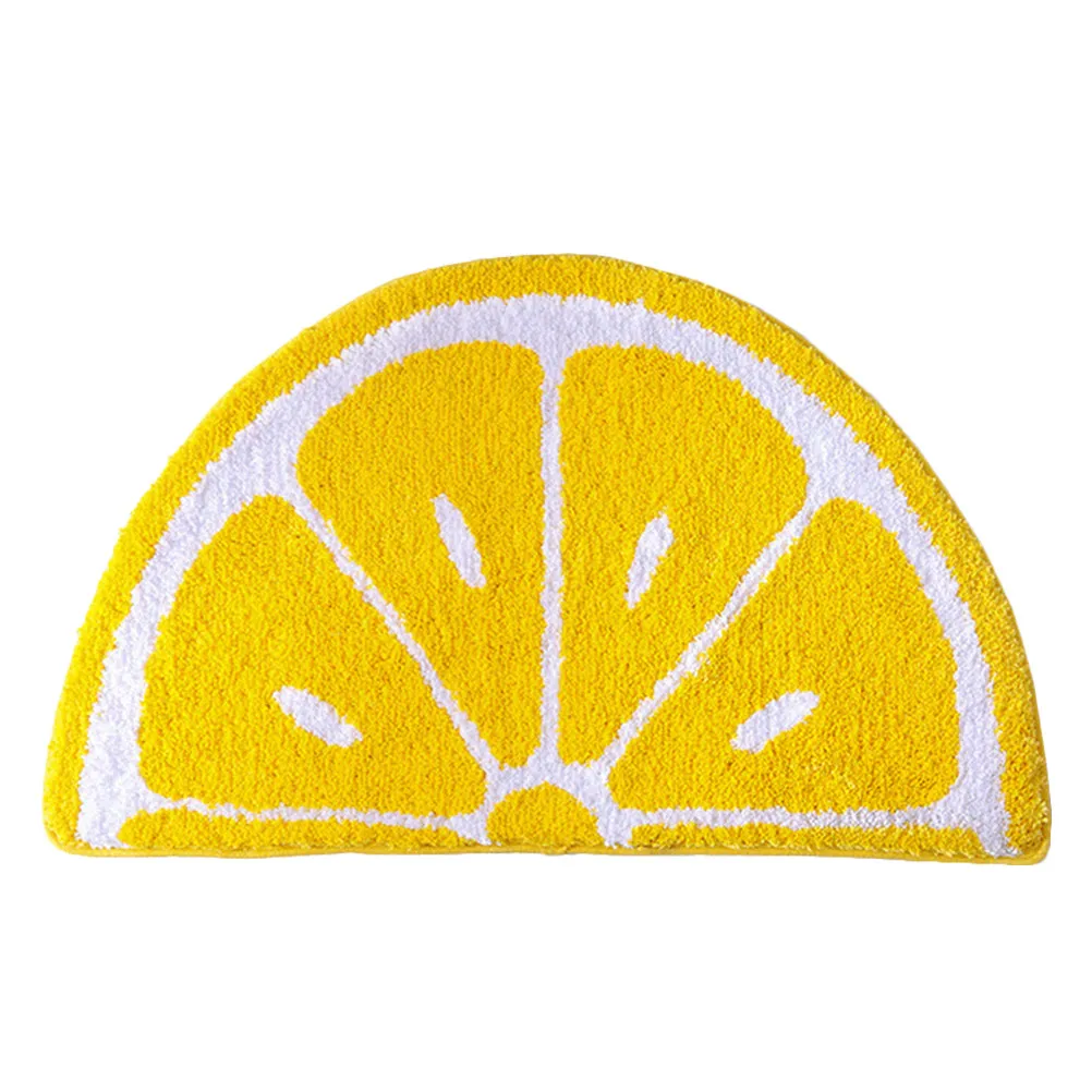Thickened Fruit Design Indoor Door Mat Absorbent Non-Slip Small Rug for Entryway Front Door Kitchen Bedroom Living Room Welcome