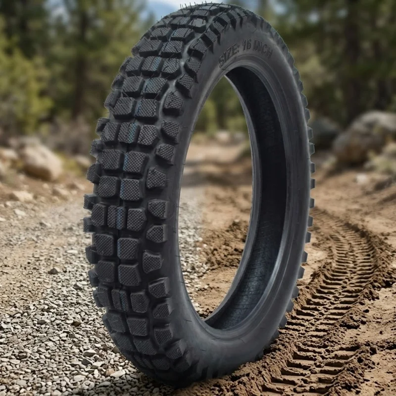 1/2Pcs Universal Dirt Bike Pit Bike Front Rear Tire 3.75-16 110/90-16 3.50-16 100/90-16 for  Country Motocross Off Road Trail