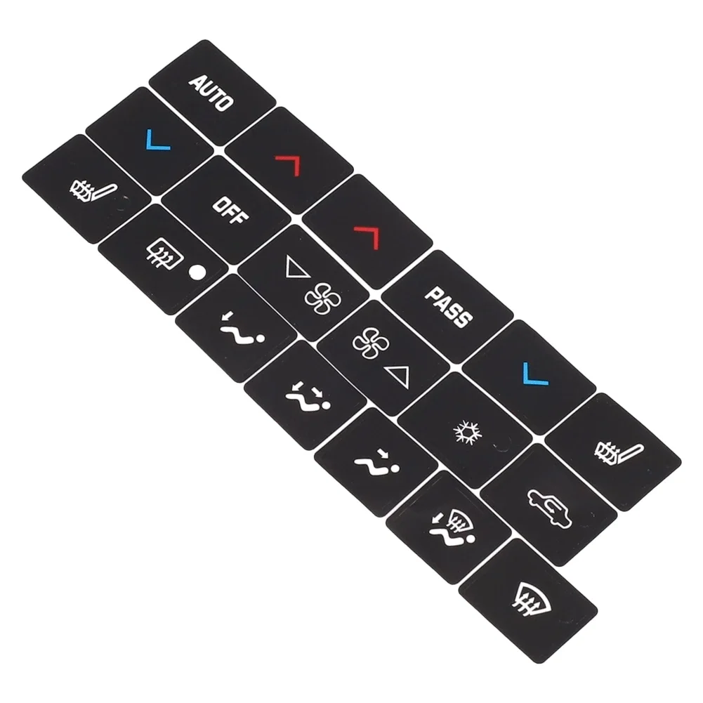 ملصق داخلي لـ بويك لاكروس ، زر أسود ، تحكم في المناخ ، ملصق ، درجة عالية ، فينيل ، متين ، إصلاح ، ـ ـ