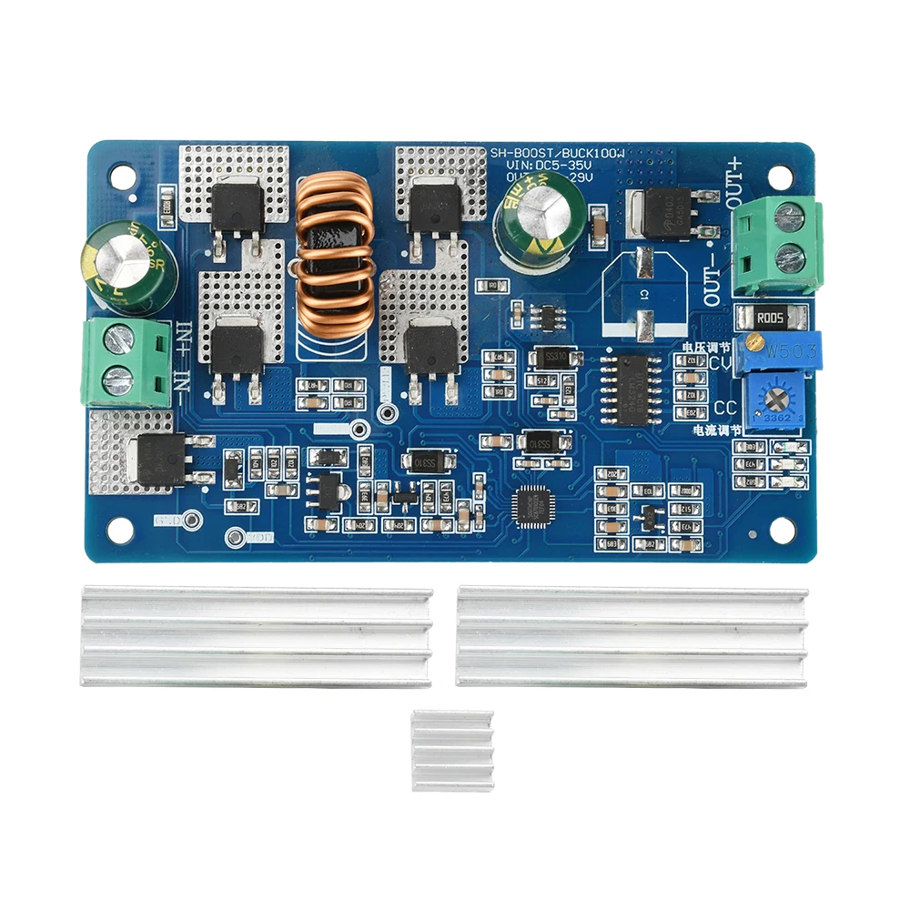 DC-DC 5-35V to 2.5-30V Constant Voltage Constant Current Step Up Step Down Power Supply Module Adjustable Auto Buck Boost Module